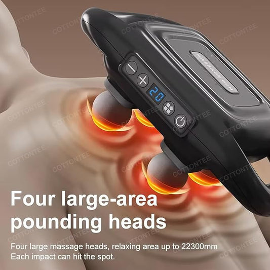4 Heads Massager Machine for Pain Relief | جهاز تدليك بأربع رؤوس لتخفيف الألم
